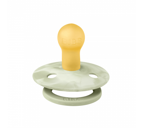 Дитяча соска BIBS Colour Sage Ivory мармур розмір 2 (6-18 місяців)