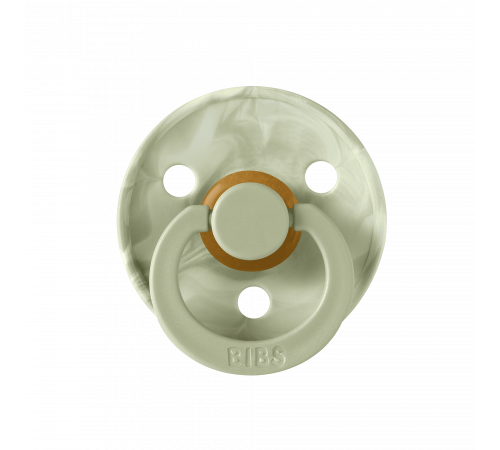 Дитяча соска BIBS Colour Sage Ivory мармур розмір 2 (6-18 місяців)