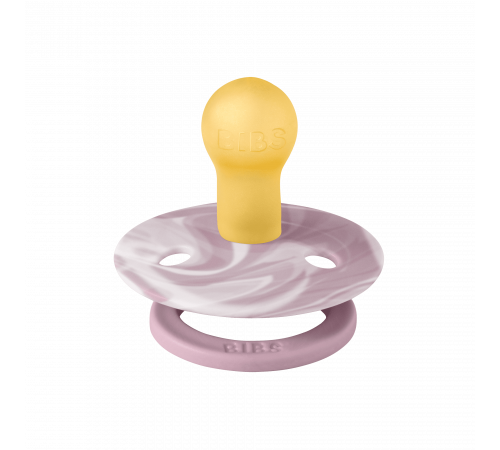 Дитяча соска BIBS Colour Heather White мармур розмір 1 (0-6 місяців)
