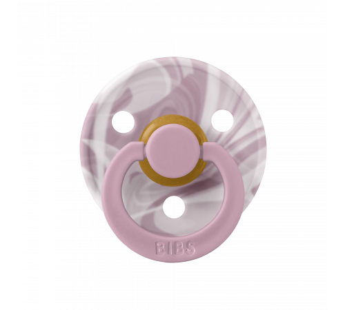 Дитяча соска BIBS Colour Heather White мармур розмір 1 (0-6 місяців)