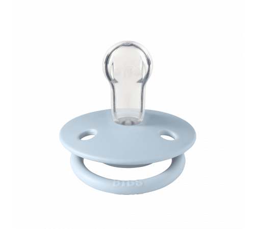 Дитяча соска Bibs De lux Onesize 0-36 Baby Blue Світло голубий