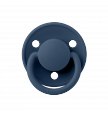 Дитяча соска Bibs De lux Onesize 0-36 Steel Blue Темно синій