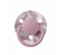 Дитяча соска Bibs De lux Onesize 0-36 Heather White Верес мармур