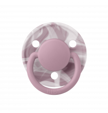 Дитяча соска Bibs De lux Onesize 0-36 Heather White Верес мармур
