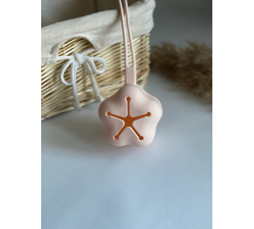 Контейнер для соски силіконовий Light pink Світло рожевий