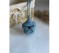 Контейнер силіконовий Smoke blue  Пудровий синій