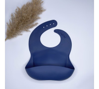 Нагрудник Однотонний Navy blue Темно синій