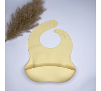 Нагрудник Однотонний Pastell Yellow Пастельно жовтий