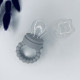 Ніблер з силіконовою ручкою Light Grey Світло сірий