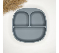 Тарілка секційна Dark Grey Темно сірий