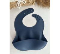 Нагрудник Однотонний Navy blue Темно синій
