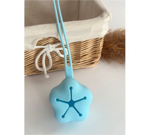 Контейнер для соски силіконовий Sky Blue Небесно голубий