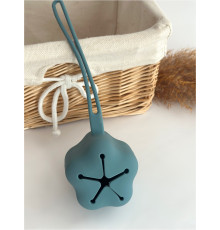 Контейнер силіконовий Smoke blue  Пудровий синій