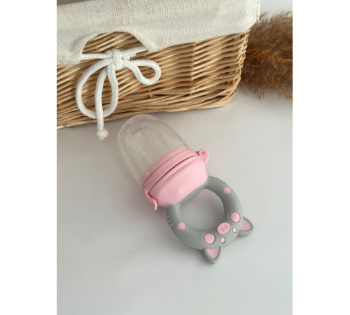 Ніблер Свинка сірий рожевий