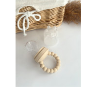 Ніблер з силіконовою ручкою Ivory Бежевий