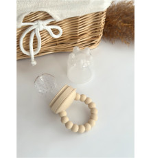 Ніблер з силіконовою ручкою Ivory Бежевий