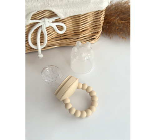 Ніблер з силіконовою ручкою Ivory Бежевий