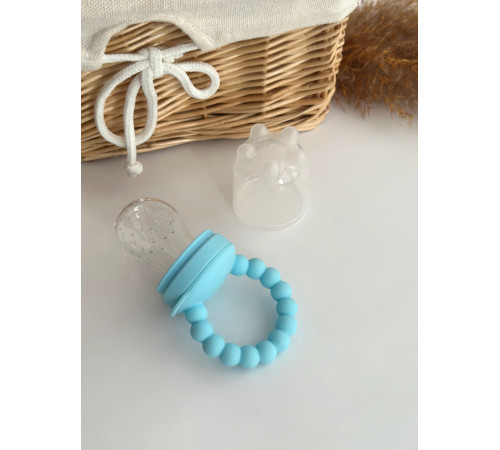 Ніблер з силіконовою ручкою Summer Blue Небесно блакитний