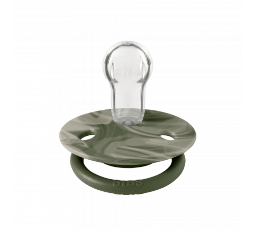 Дитяча соска Bibs De lux силікон Onesize 0-36 Hunter Green Sand