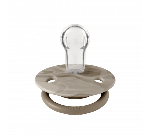 Дитяча соска Bibs De lux силікон Onesize 0-36 dark oak sand