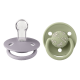 Дитяча соска Bibs De Lux Onesize силікон 0-36 Sage Fossil Grey