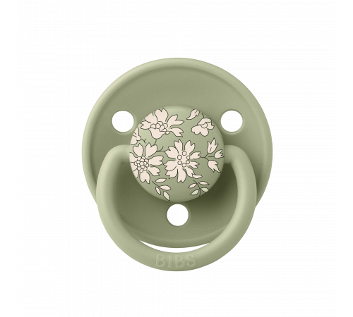 Дитяча соска Bibs De Lux Onesize силікон 0-36 Sage Fossil Grey