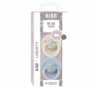 Bibs De Lux Onesize силікон 0-36 Ivory Baby Blue