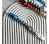 Тримач Love Mom Dad Ligth Grey Sky Blue
