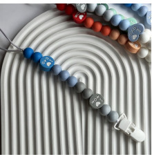 Тримач Love Mom Dad Ligth Grey Sky Blue