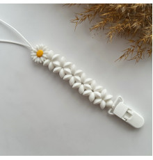 Тримач Мереживо з квіткою White Yellow
