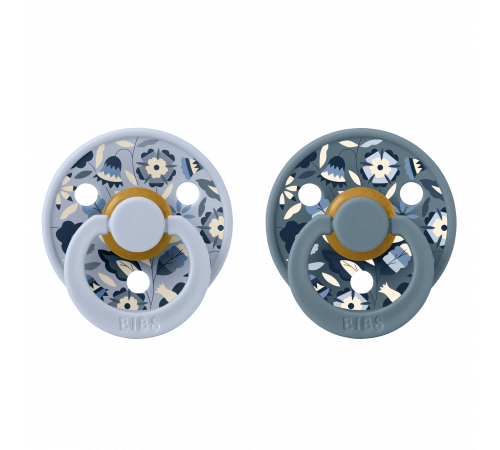 Дитяча соска Bibs Colour Liberty Baby Blue Dusty Blue 2 розмір (6-18 місяців) 