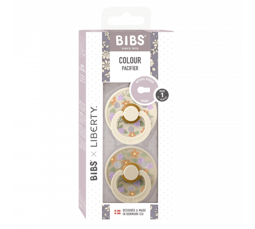 Дитяча соска Bibs Colour Liberty Ivory Vanilla new 1 розмір (0-6 місяців)