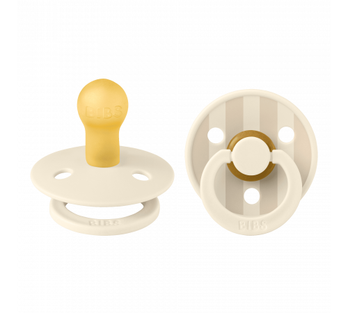 Дитяча соска Bibs Colour Studio набір Pin Ivory Vanilla 1 розмір (0-6 місяців)