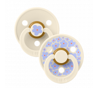 Пустушка бібс Bibs Colour Studio набір Ivory 1 розмір (0-6 місяців)