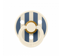 Пустушка бібс Bibs Colour Studio Block Ivory Steel Blue 1 розмір (0-6 місяців)