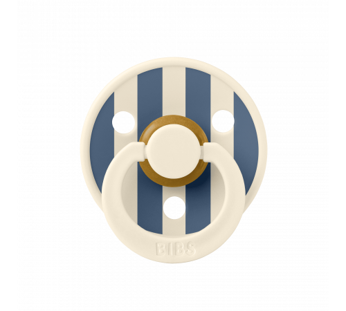 Дитяча соска Bibs Colour Studio Block Ivory Steel Blue 2 розмір (6+ місяців)