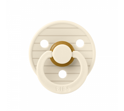 Дитяча соска Bibs Colour Studio Pin Ivory Vanilla 2 розмір (6+ місяців)