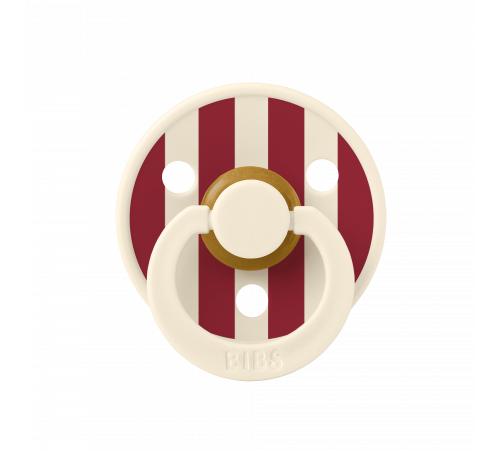 Дитяча соска Bibs Colour Studio Block Ivory Ruby 2 розмір (6+ місяців) Дитяча соска Bibs Colour Studio Block Ivory Ruby 2 розмір (6+ місяців)