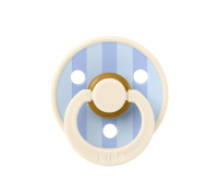 Пустушка бібс Bibs Colour Studio Block Ivory Dusty blue 1 розмір (0-6 місяців)