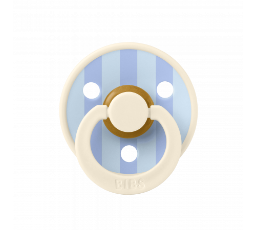 Дитяча соска Bibs Colour Studio Block Ivory Dusty blue 1 розмір (0-6 місяців)