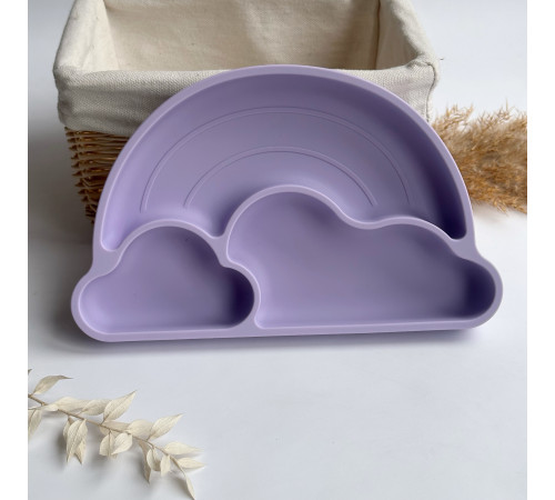 Секційна тарілка Веселка Lilac Бузок Секційна тарілка Веселка Lilac Бузок