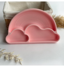 Секційна тарілка Веселка Rose Quartz Рожевий кварц