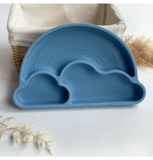 Секційна тарілка Веселка Fog Туманний