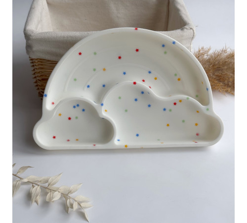 Секційна тарілка Веселка Stars Зірочки