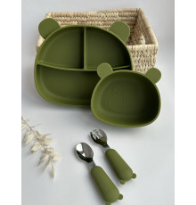 Набір посуду Ведмедики Hunter Хакі