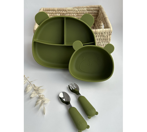 Набір посуду Ведмедики Hunter Хакі