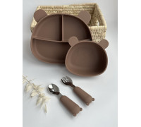 Набір посуду Ведмедики Chocolate Шоколадний