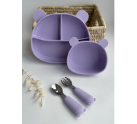 Набір посуду Ведмедики Lilac Бузок