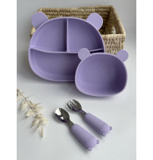 Набір посуду Ведмедики Lilac Бузок