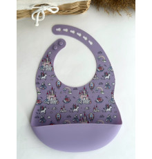 Нагрудник з принтом Єдинороги Lilac Бузок